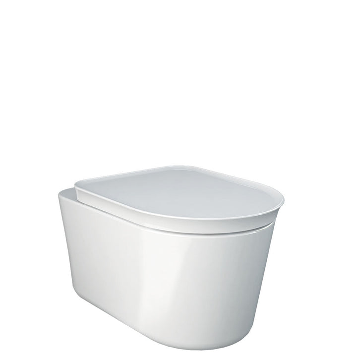 RAK Valet Wall-Hung Toilet, Alpine Gloss White - lifestyle