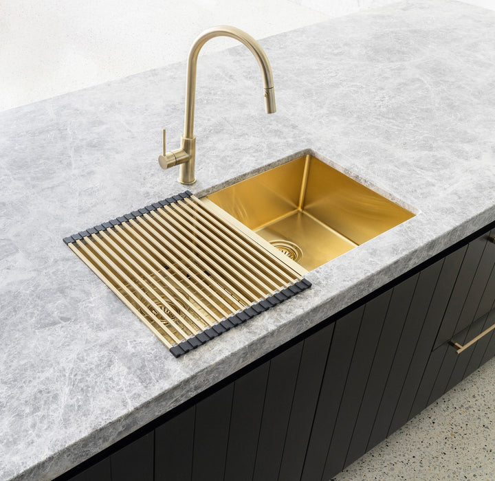Lavello Stainless Steel rolling mat protector - Tiger Bronze