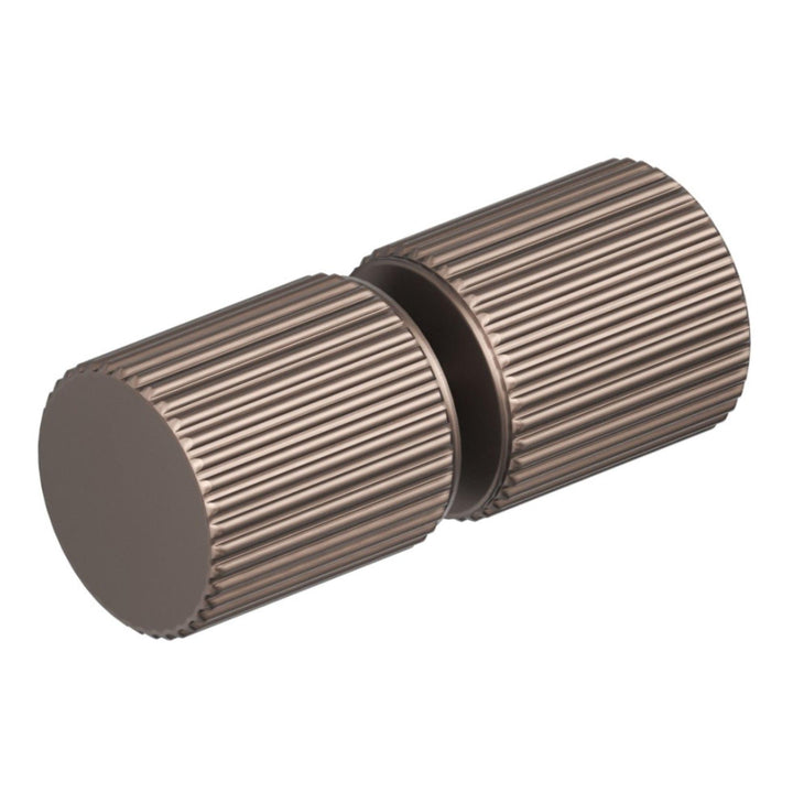 Shower Screen Handle - Fluted - Round - DB