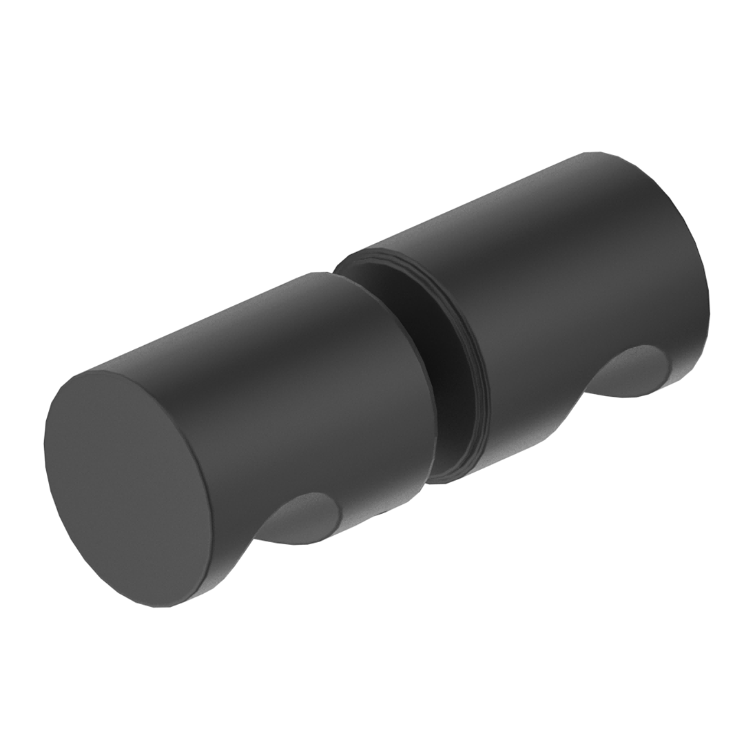 Shower Screen Handle Round - Black