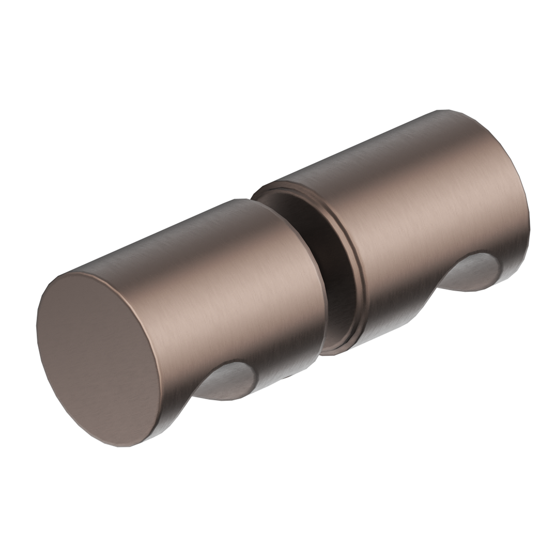Shower Screen Handle Round - Dusk Bronze