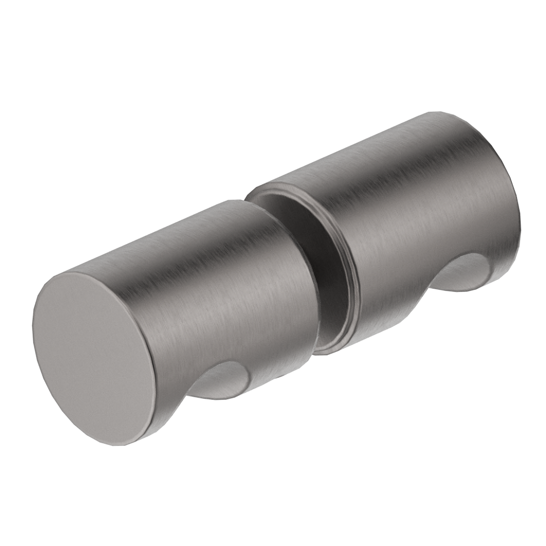 Shower Screen Handle Round - Gunmetal