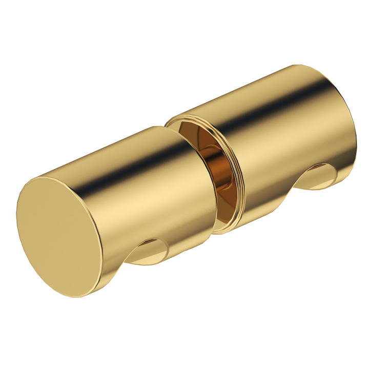 Shower Screen Handle Round - Shiny Gold