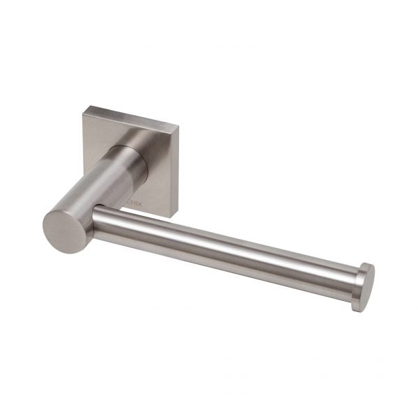 Radii Toilet Roll Holder Square - Brushed Nickel