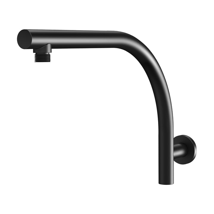 Rush High-Rise Shower Arm - Matte Black