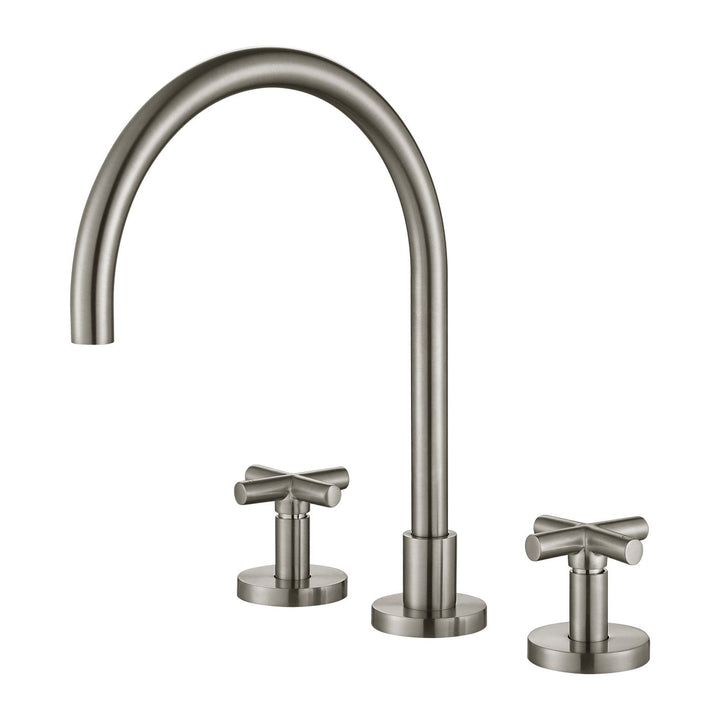 Ryker Kitchen Set 1/4 Turn - Warm Brushed Nickel