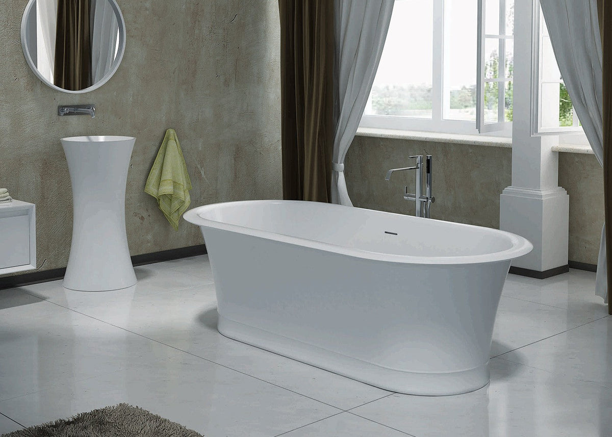Rome freestanding bath — bathroom lifestyle
