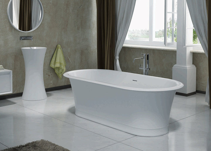 Rome freestanding bath — bathroom lifestyle