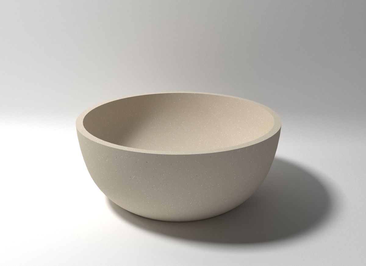 Romeo 1350mm Freestanding Bath in Vanilla Bean