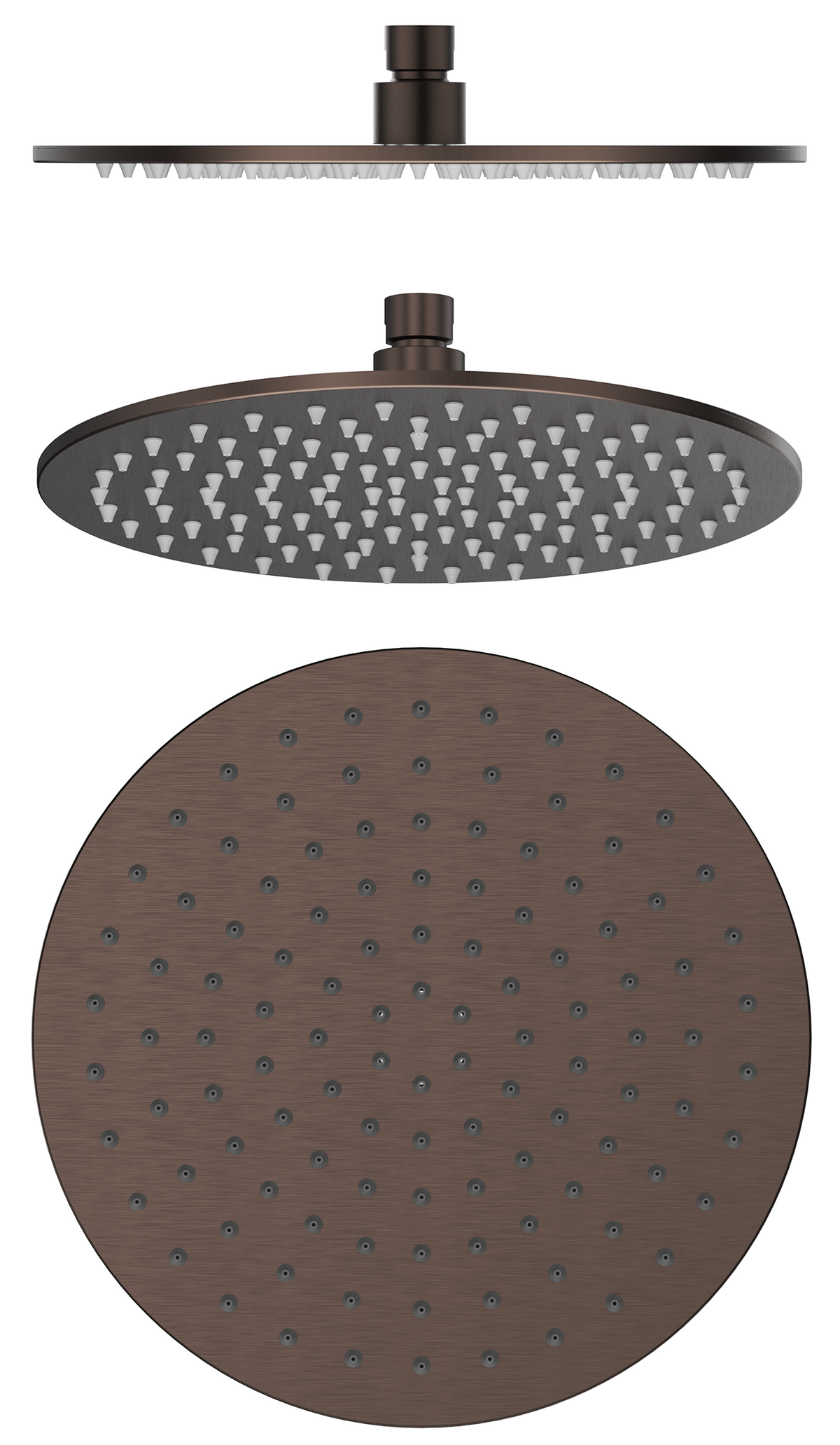 Mica Shower Head - 250mm - Dusk Bronze