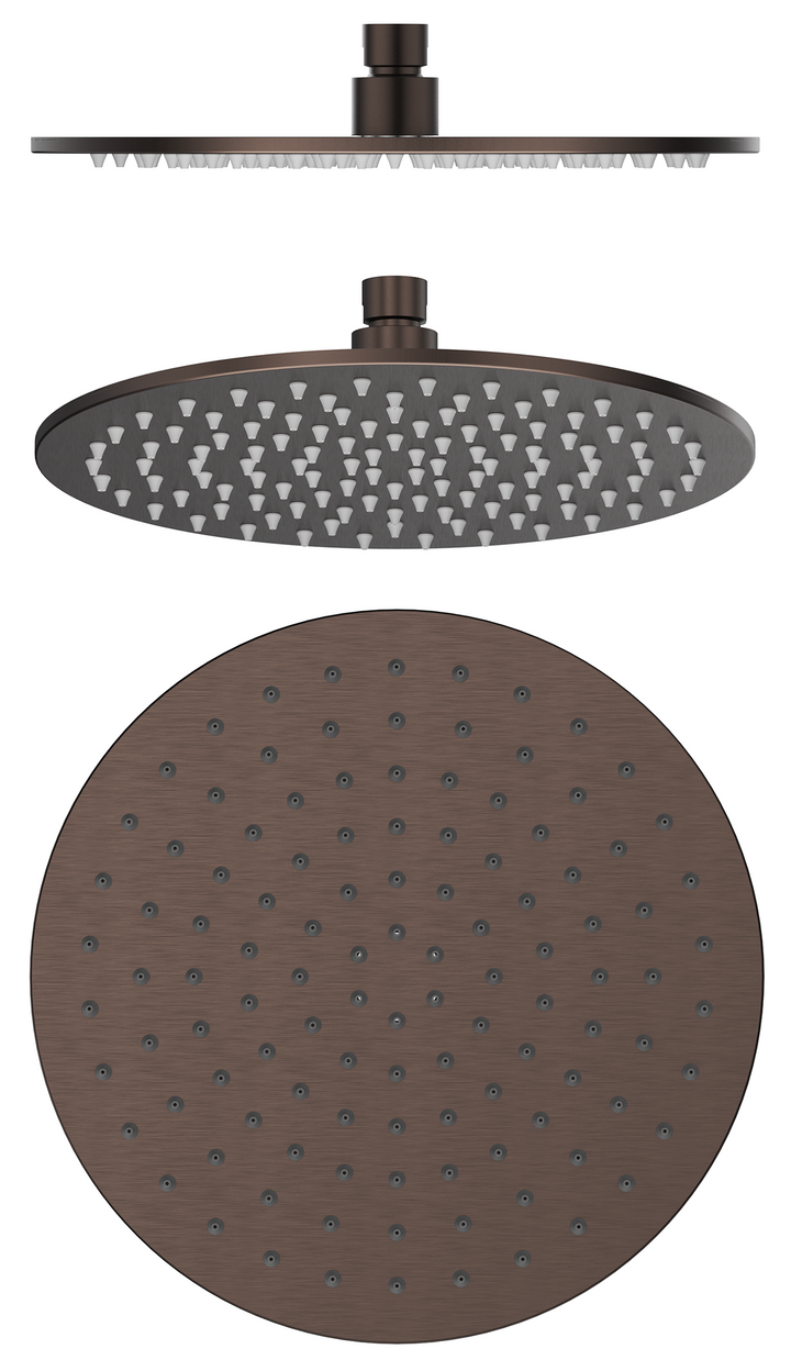 Mica Shower Head - 250mm - Dusk Bronze