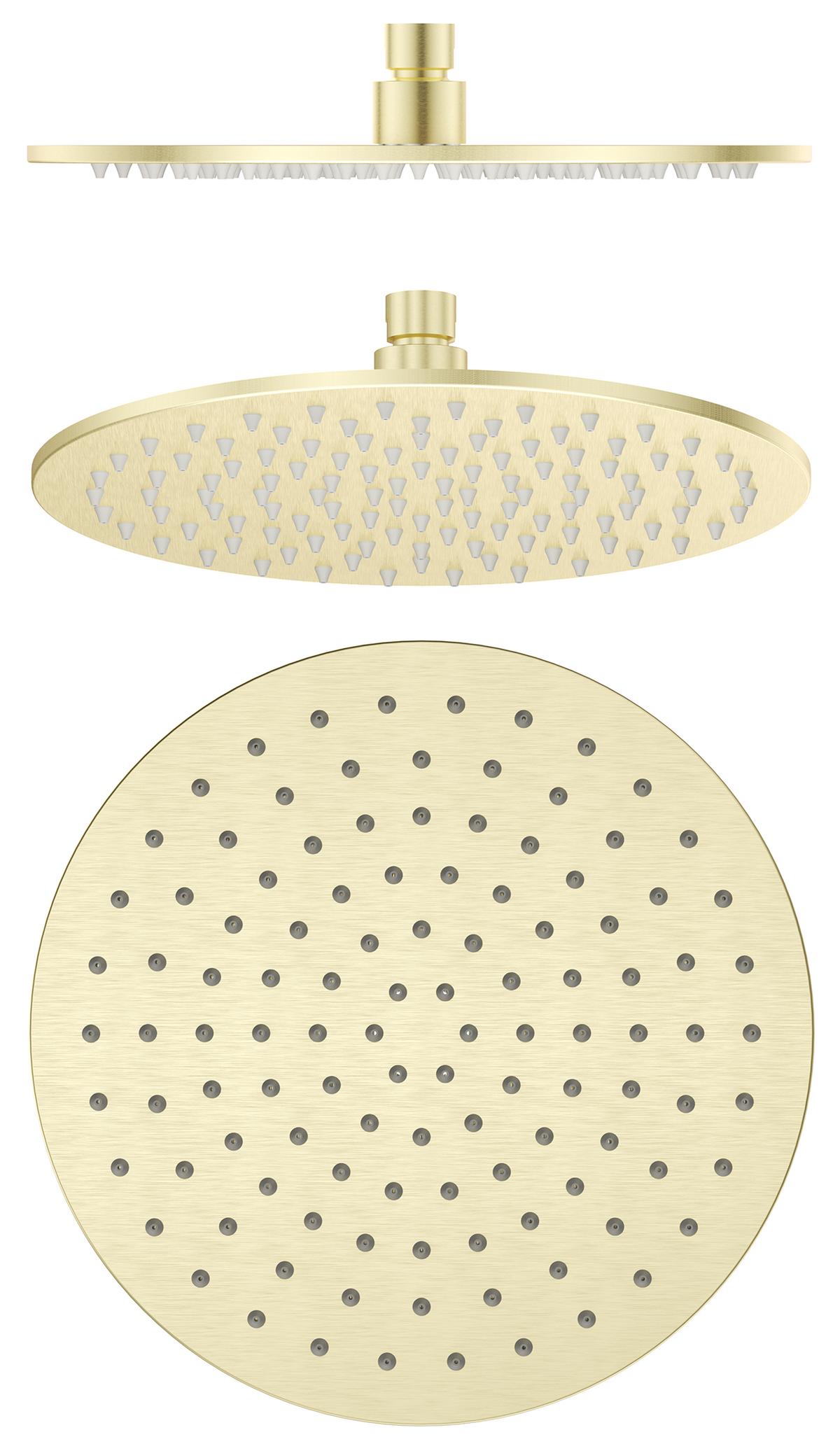 Mica Shower Head - 250mm - French Gold