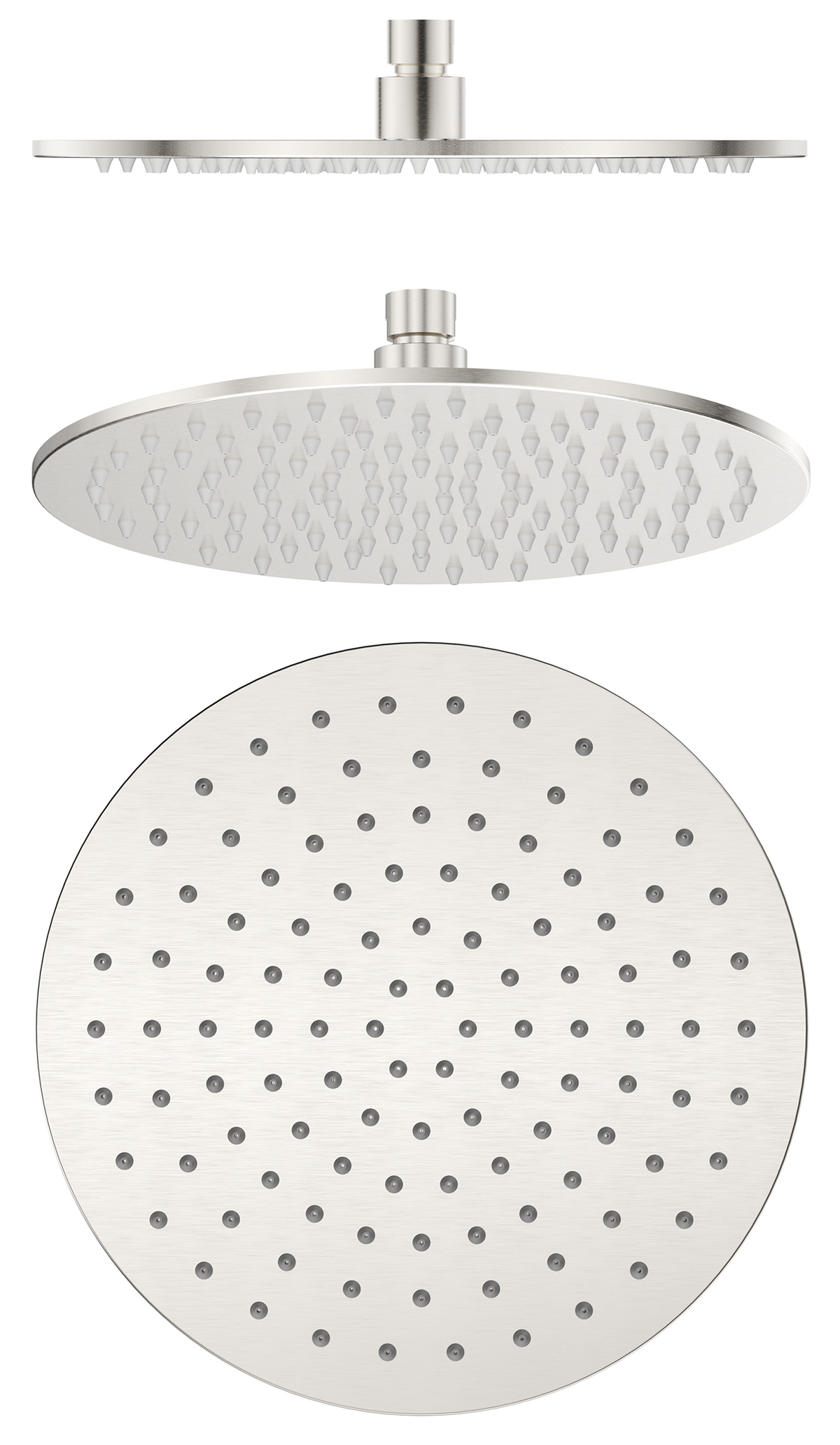Mica Shower Head - 250mm - Brushed Nickel