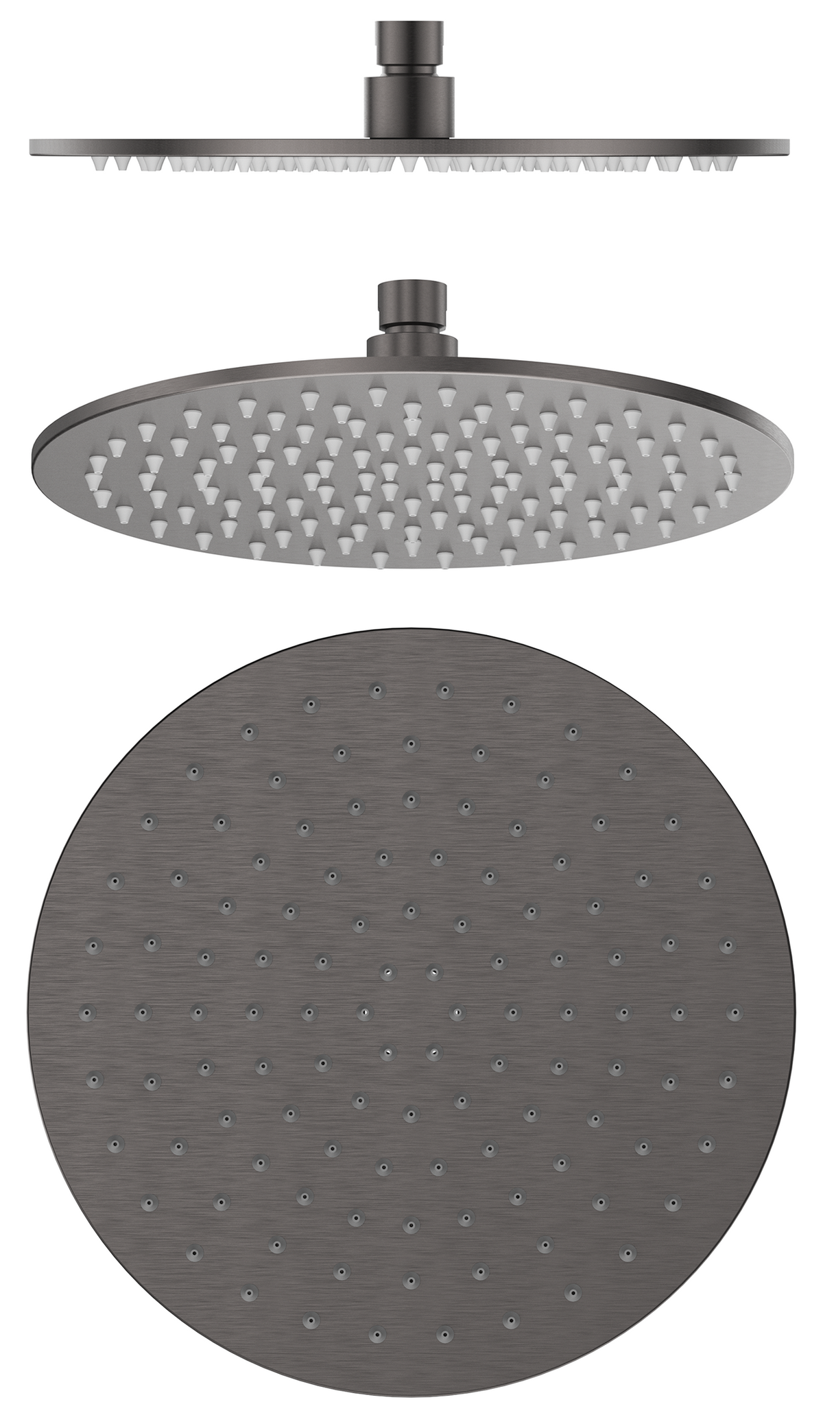 Mica Shower Head - 250mm - Gunmetal