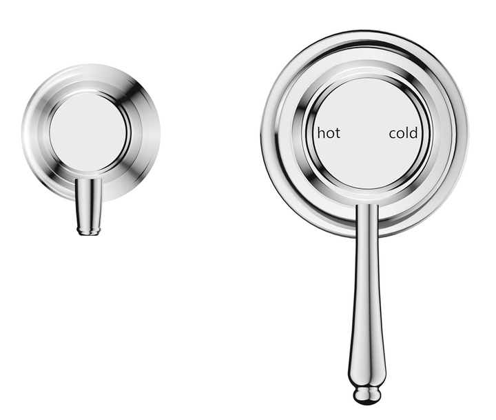 Mica Heritage Shower Mixer Diverter - Sideways - TRIM KIT ONLY - product angle