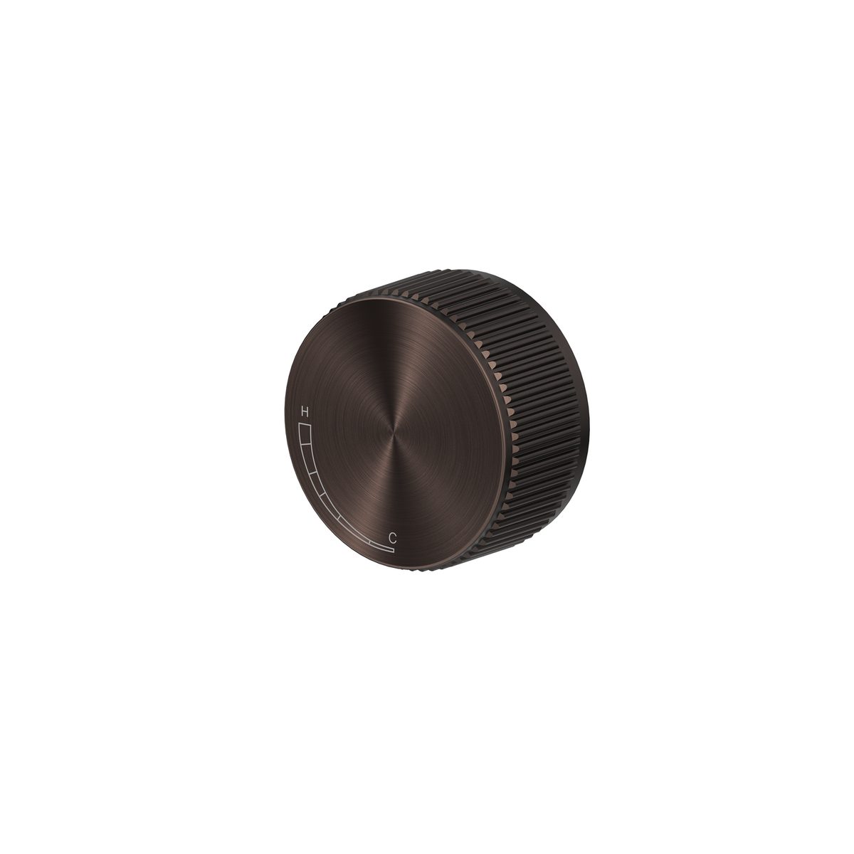 Mica Fluted Progressive Shower Mixer - Dusk Bronze