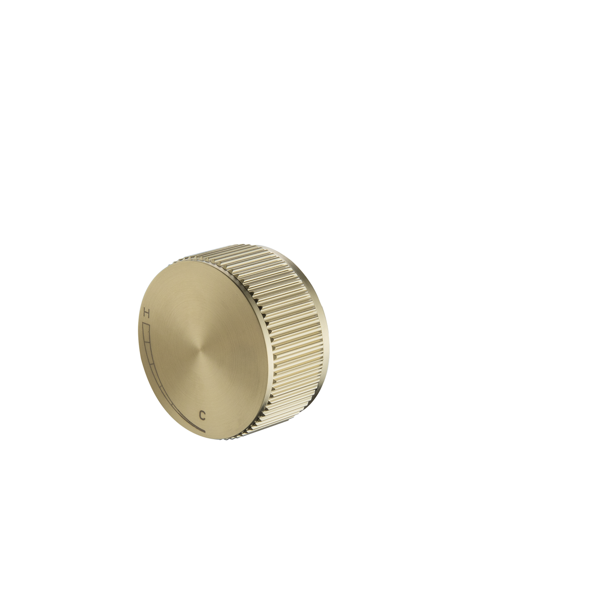 Mica Fluted Progressive Shower Mixer - French Gold