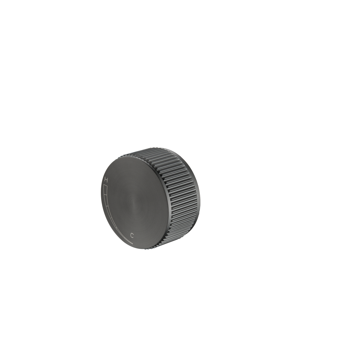 Mica Fluted Progressive Shower Mixer - Gunmetal