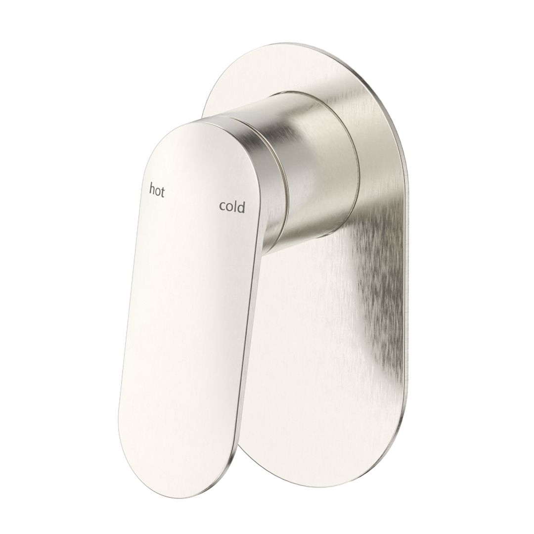 Bella Vista Lantra Shower Mixer - Oval Plate - Trim Kit Only - Brushed Nickel