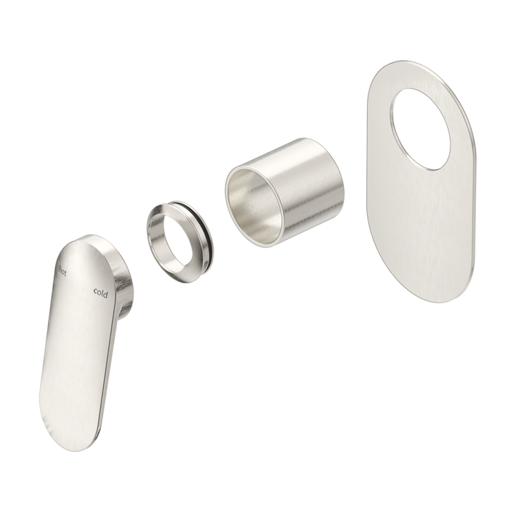 Bella Vista Lantra Shower Mixer - Oval Plate - Trim Kit Only - Brushed Nickel