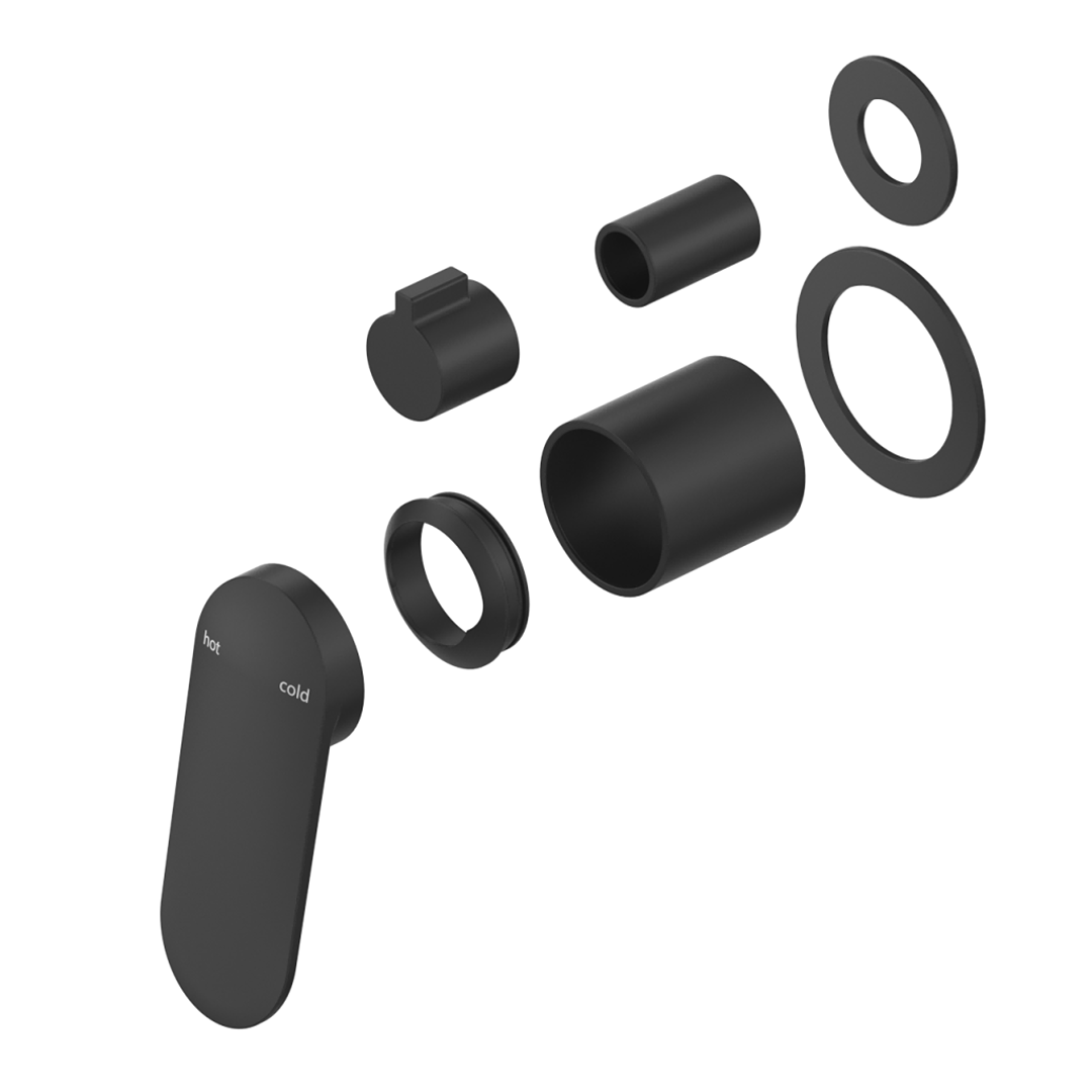 Bella Vista Lantra Shower Mixer Diverter - 2P - Trim Kit Only - Black