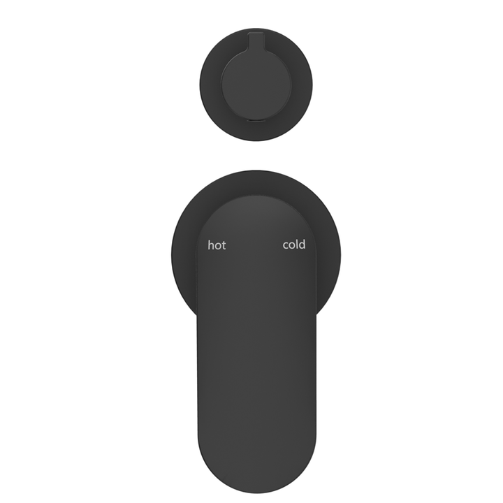 Bella Vista Lantra Shower Mixer Diverter - 2P - Trim Kit Only - Black