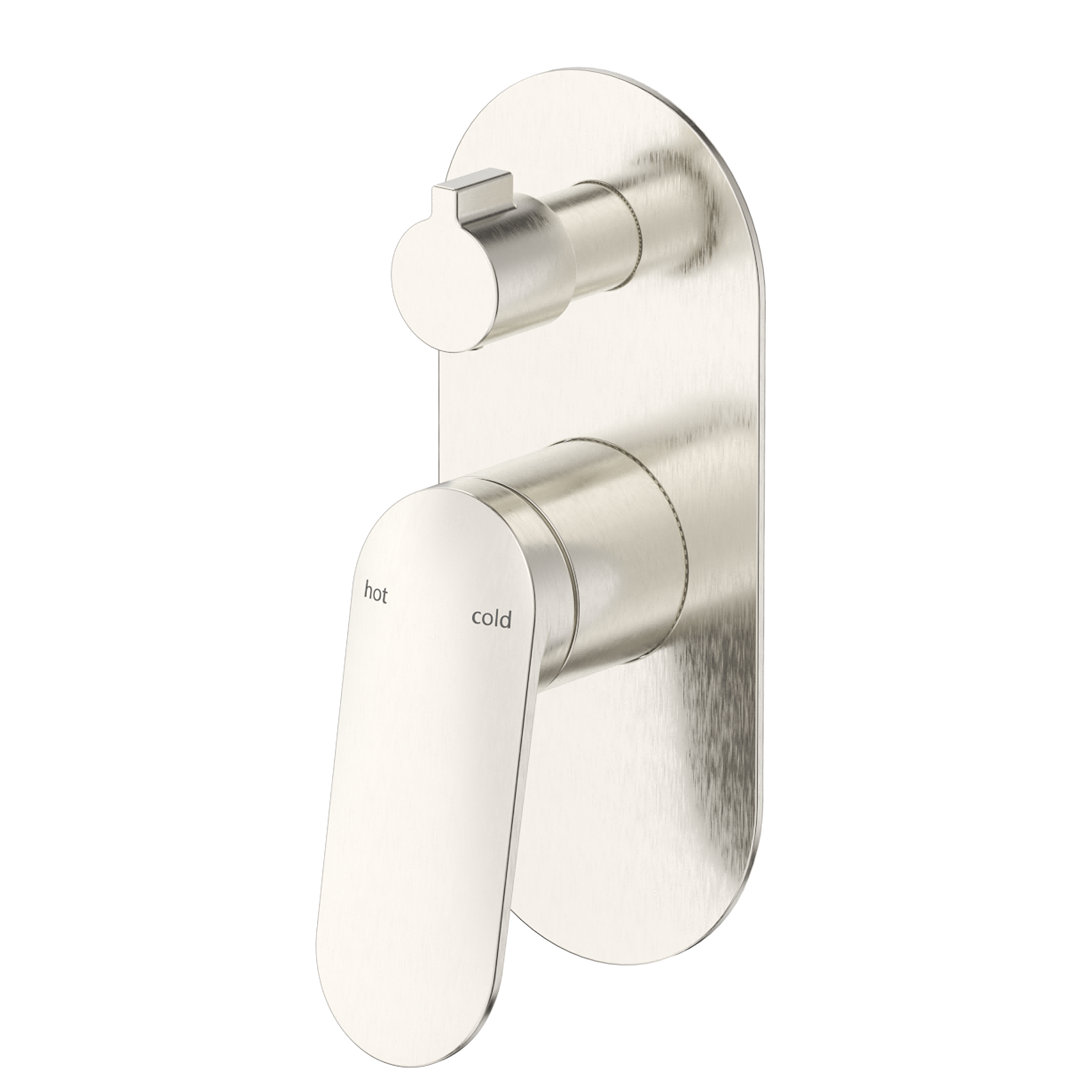 Bella Vista Lantra Shower Mixer Diverter - 1P - Trim Kit Only - Brushed Nickel