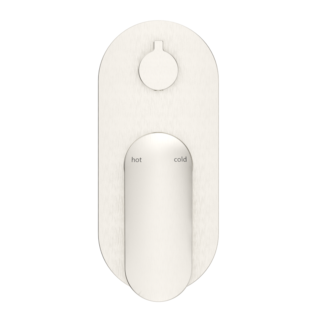 Bella Vista Lantra Shower Mixer Diverter - 1P - Trim Kit Only - Brushed Nickel