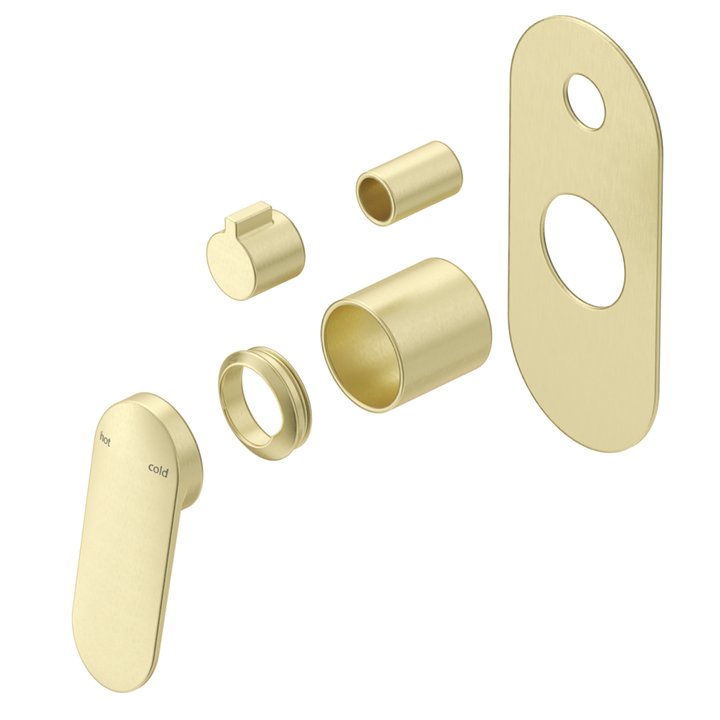 Bella Vista Lantra Shower Mixer Diverter - 1P - Trim Kit Only - French Gold