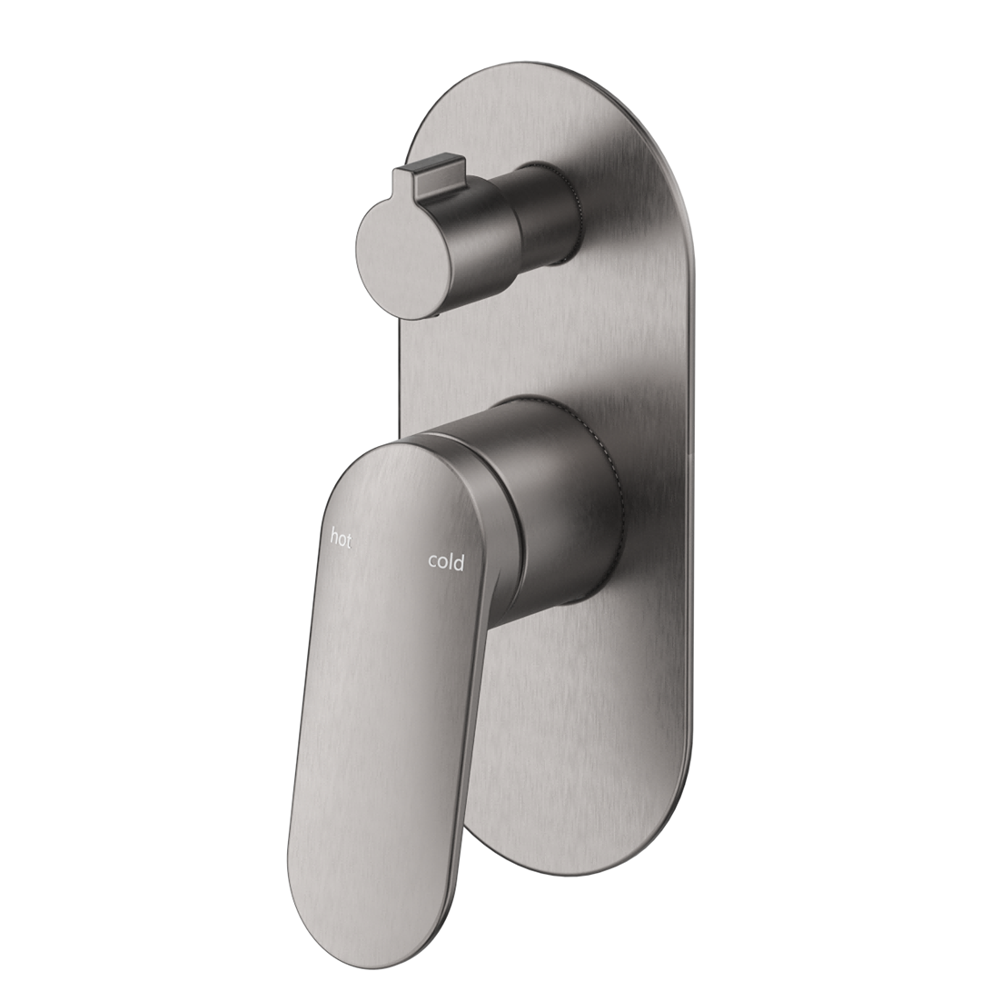 Bella Vista Lantra Shower Mixer Diverter - 1P - Trim Kit Only - Gunmetal