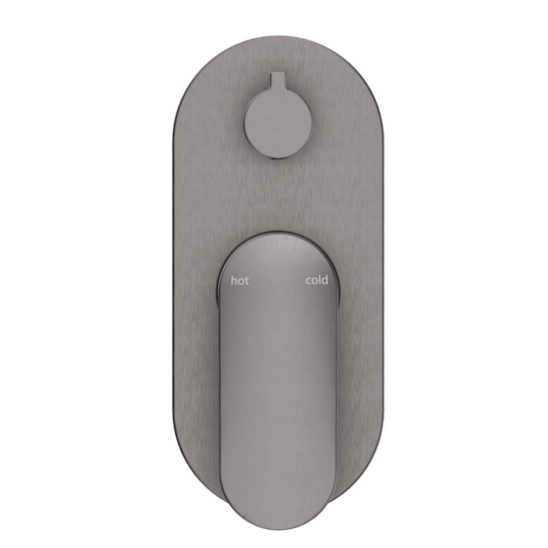 Bella Vista Lantra Shower Mixer Diverter - 1P - Trim Kit Only - Gunmetal
