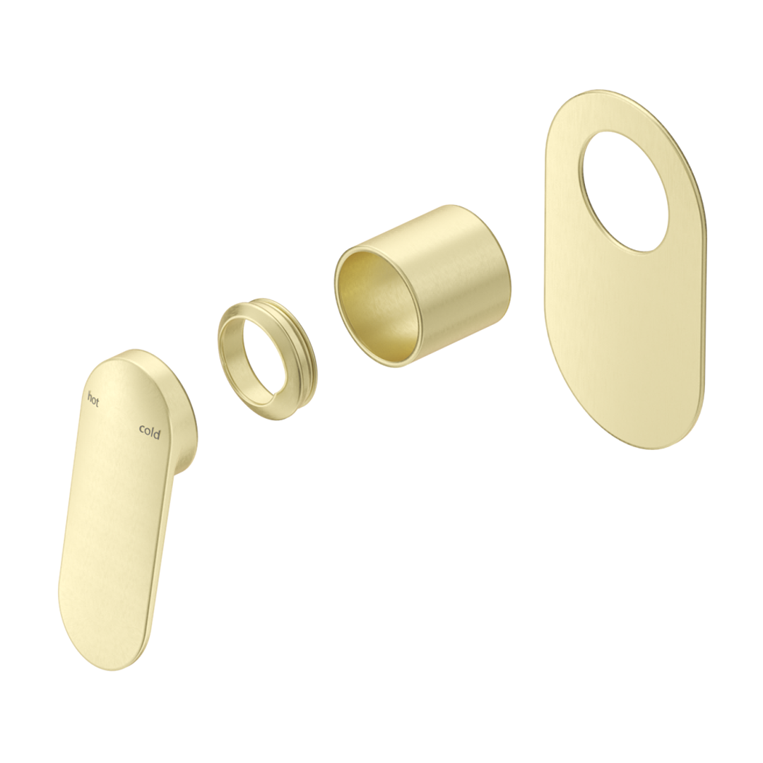 Bella Vista Lantra Shower Mixer - Oval Plate - Trim Kit Only - French Gold