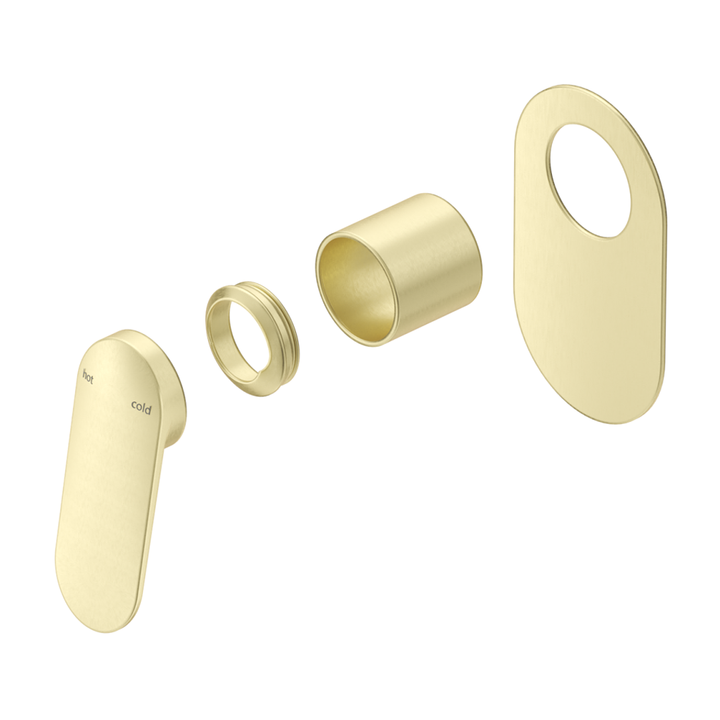 Bella Vista Lantra Shower Mixer - Oval Plate - Trim Kit Only - French Gold