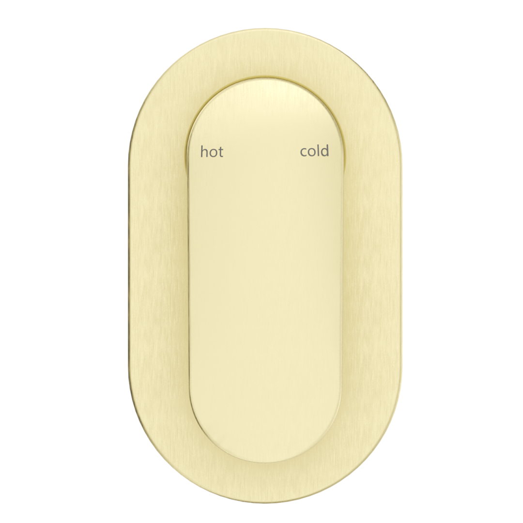 Bella Vista Lantra Shower Mixer - Oval Plate - Trim Kit Only - French Gold