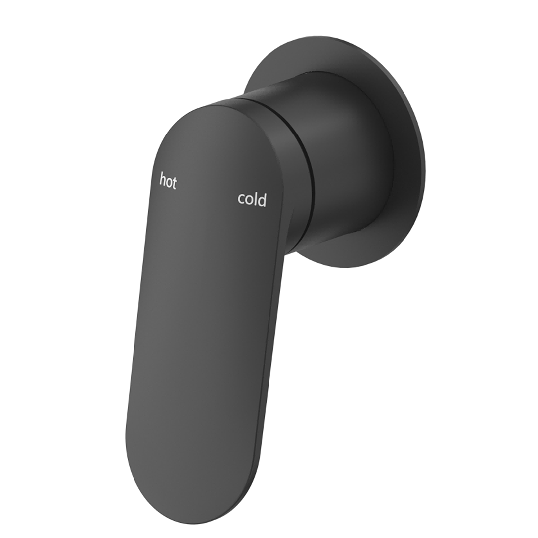 Bella Vista Lantra Shower Mixer – Round Plate – Trim Kit Only - Black