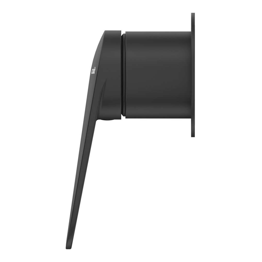 Bella Vista Lantra Shower Mixer – Round Plate – Trim Kit Only - Black