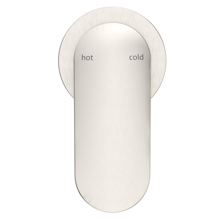 Bella Vista Lantra Shower Mixer – Round Plate – Trim Kit Only - Brushed Nickel
