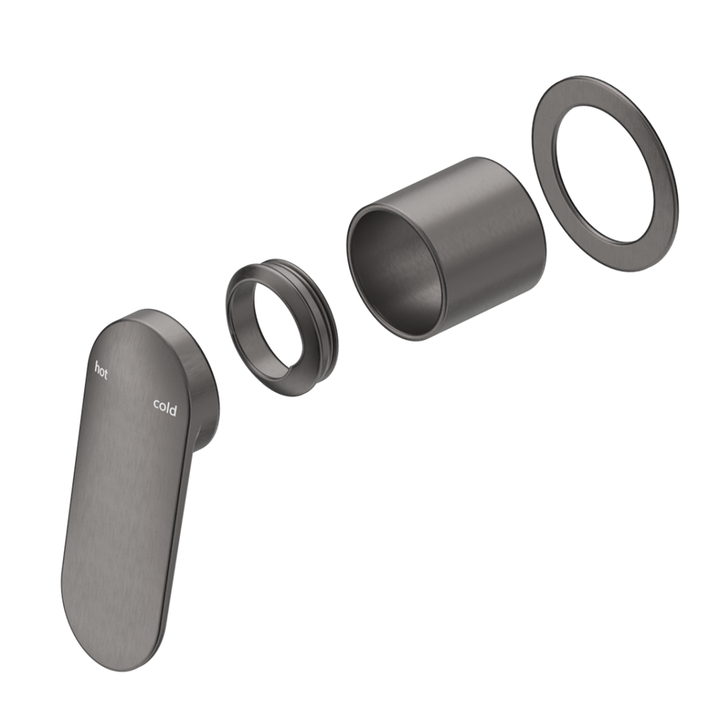 Bella Vista Lantra Shower Mixer – Round Plate – Trim Kit Only - Gunmetal