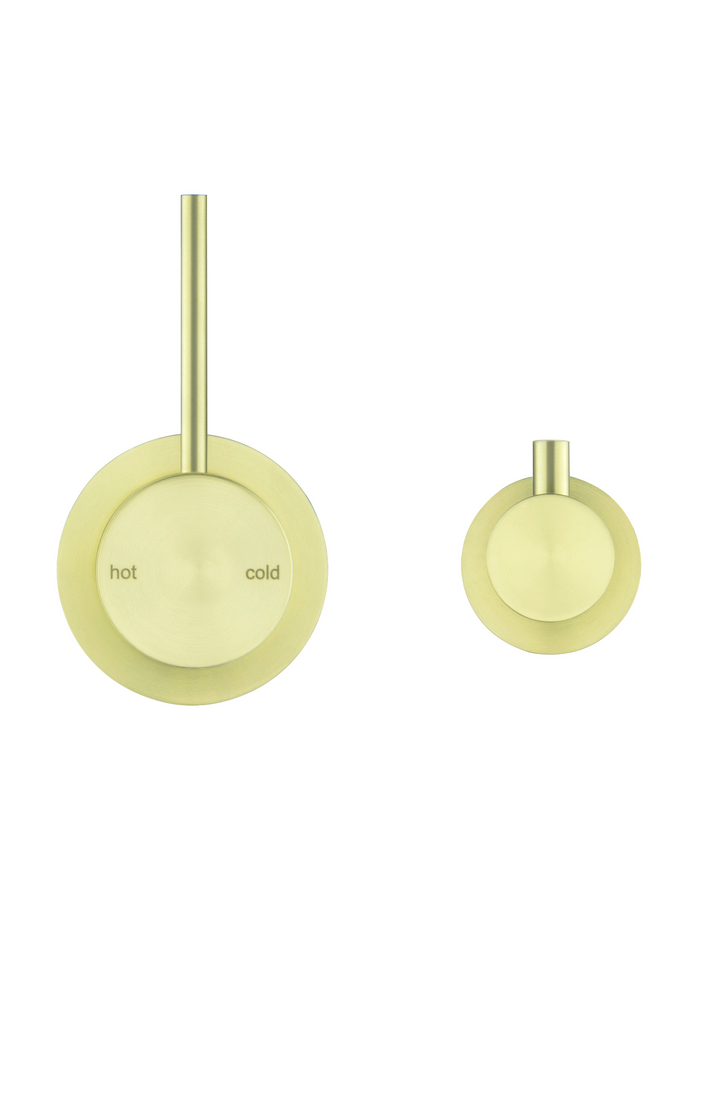 Mica Shower Mixer Diverter - Sideways Reverse - TRIM KIT ONLY - French Gold