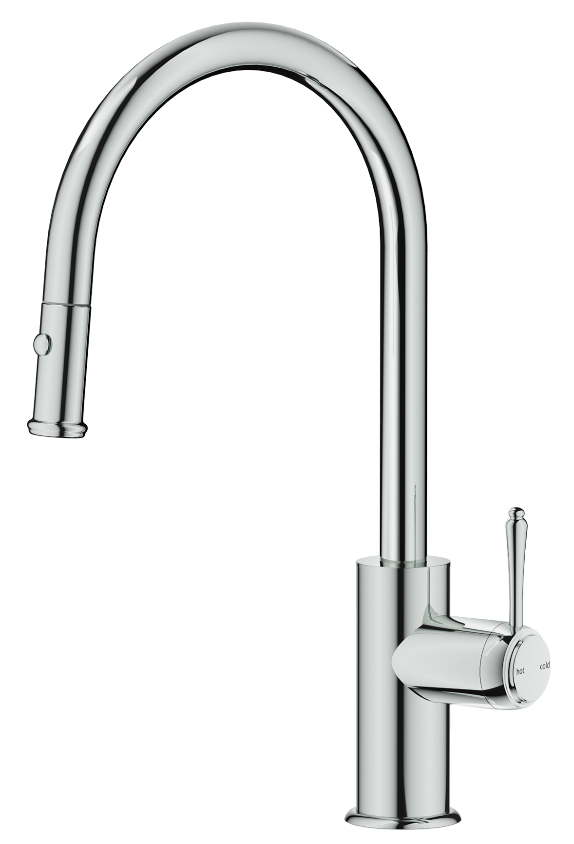 Mica Heritage Pull-Out Sink Mixer - Brushed Nickel