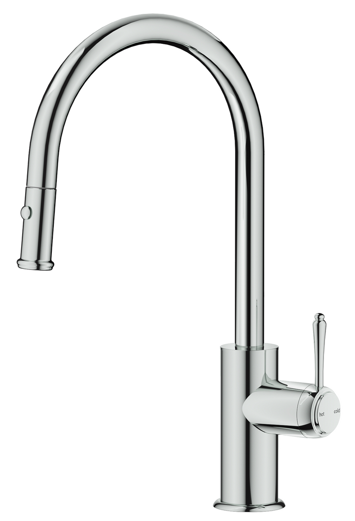 Mica Heritage Pull-Out Sink Mixer - Brushed Nickel
