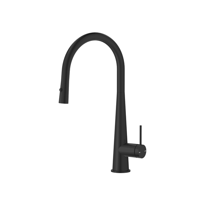 Mica Pull-Out Cone Sink Mixer - Black