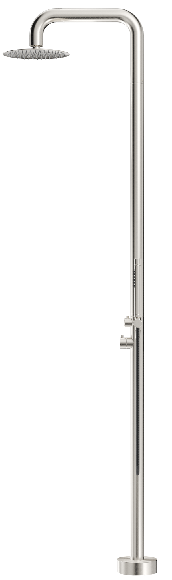 Mica Soft Square Outdoor Shower detail