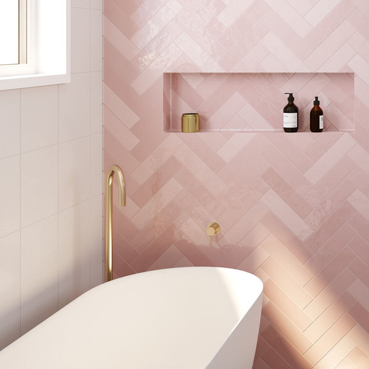 Kaya Gooseneck Floor Mounted Bath Outlet - Urban Brass