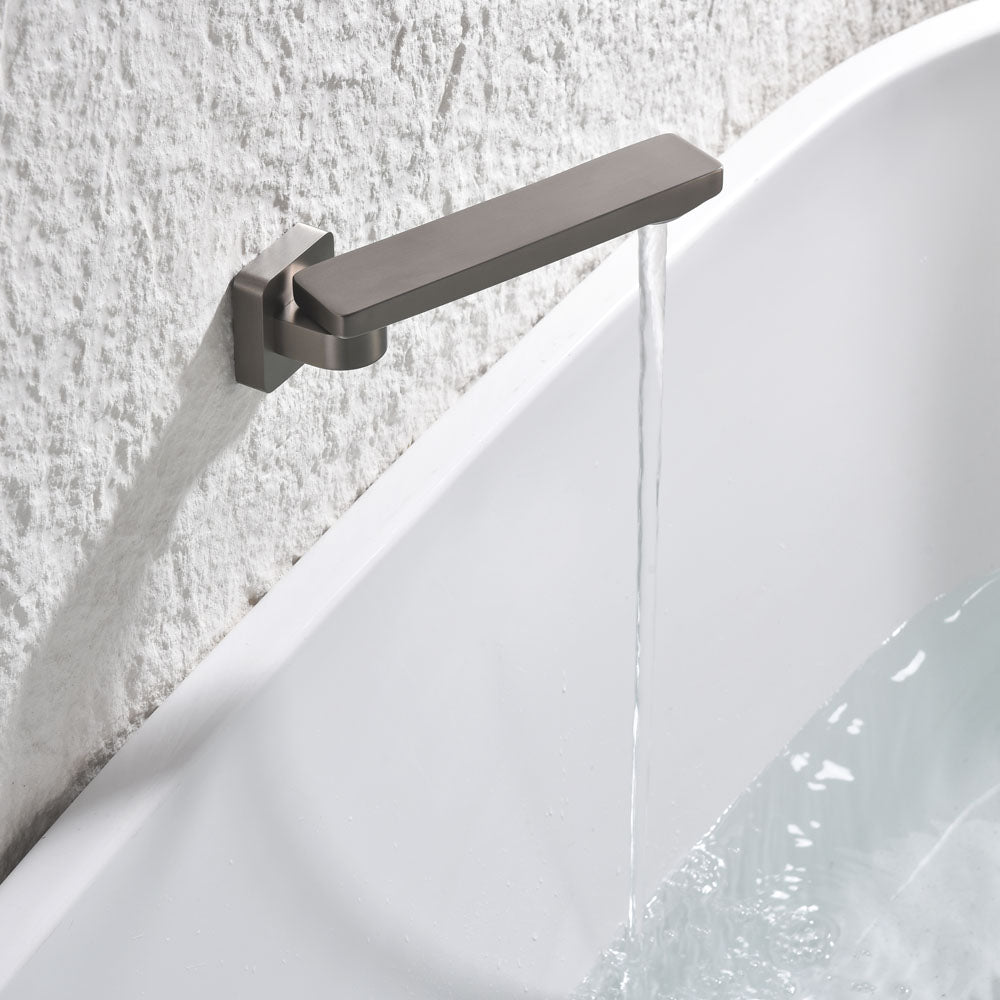Koko Swivel Bath Spout - Brushed Nickel