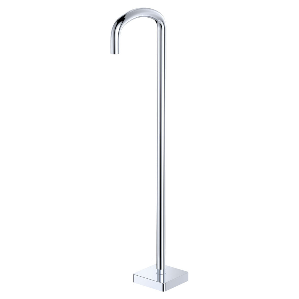 Tono Floor Mounted Bath Outlet - Chrome