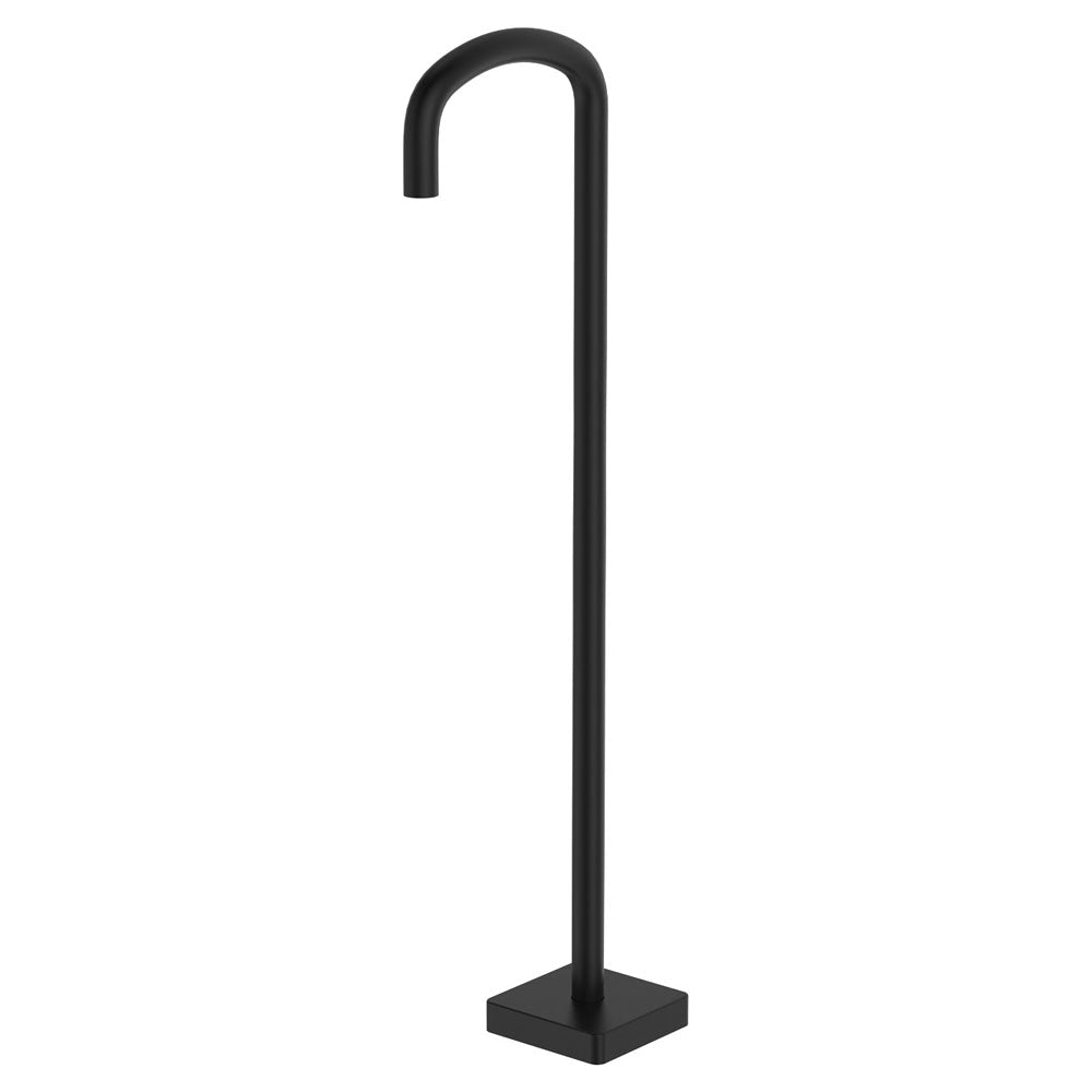 Tono Floor Mounted Bath Outlet - Matte Black