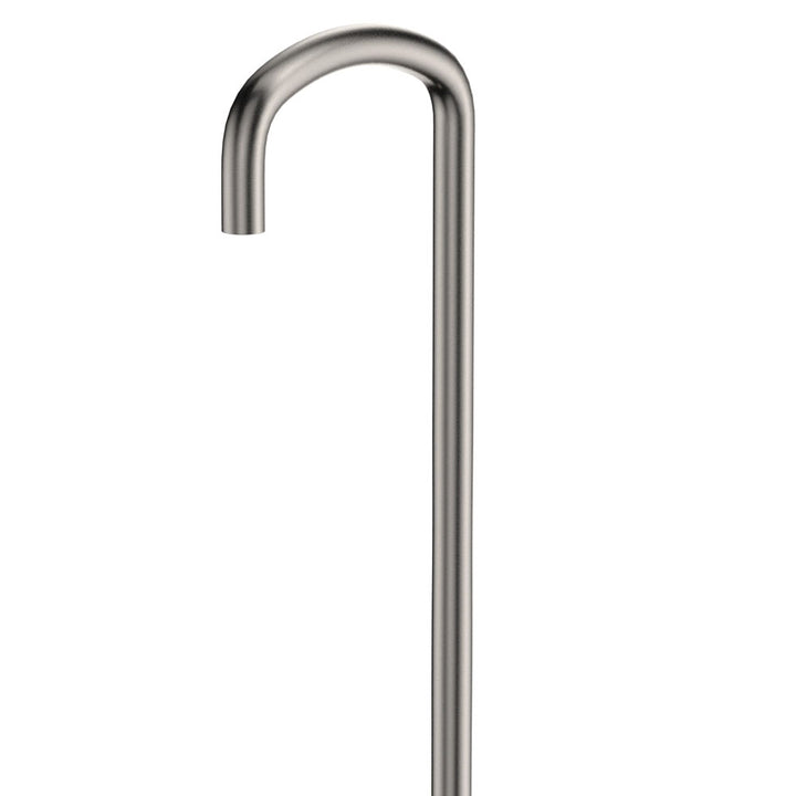 Tono Floor Mounted Bath Outlet - Brushed Nickel