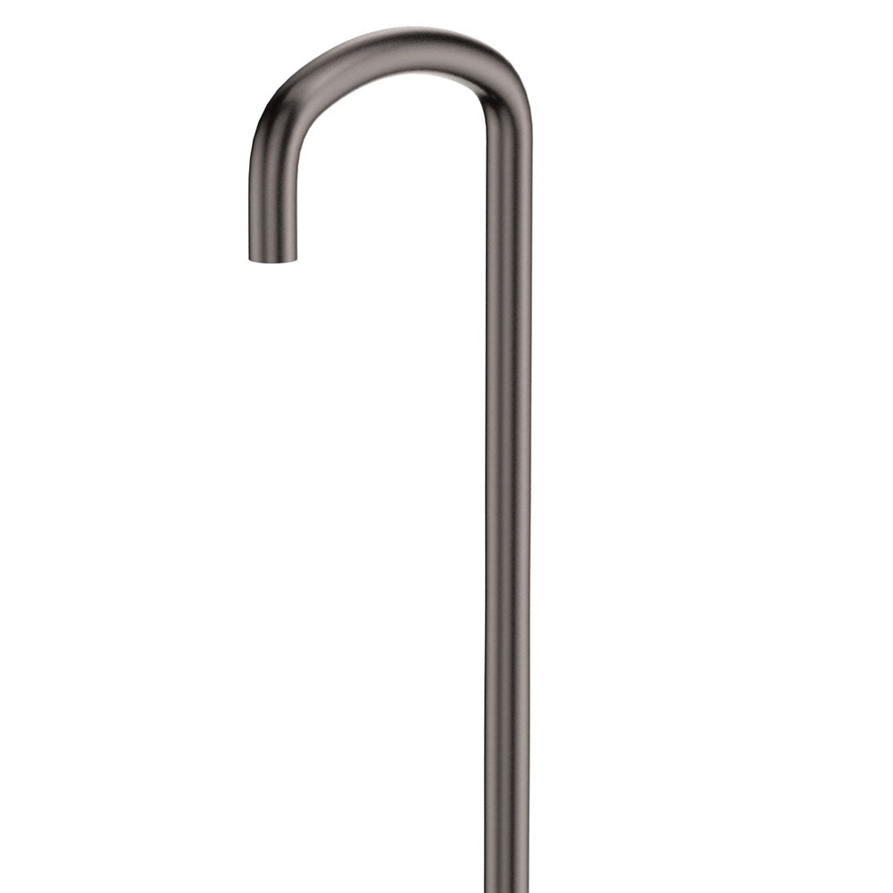 Tono Floor Mounted Bath Outlet - Gun Metal
