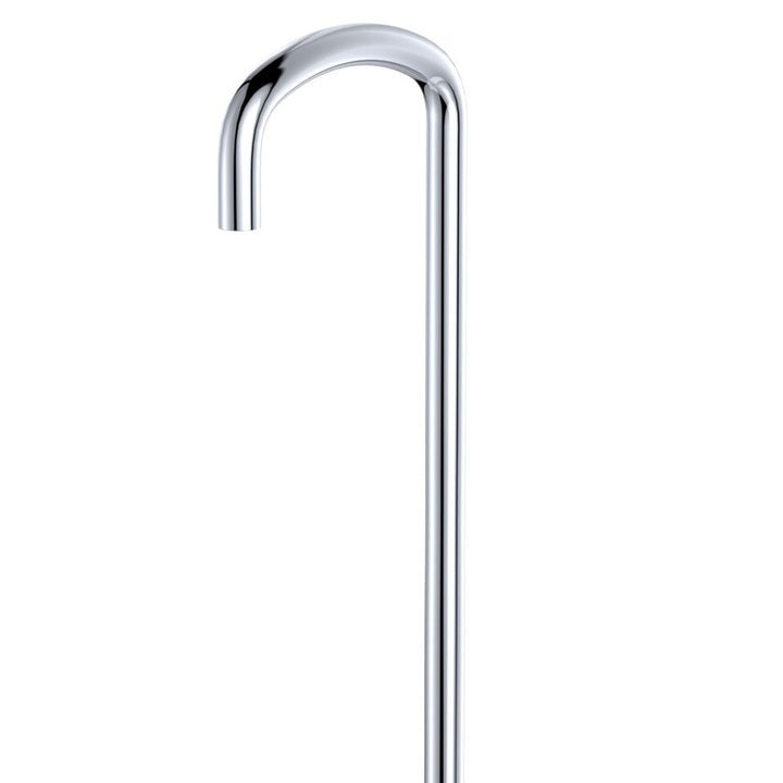 Tono Floor Mounted Bath Outlet - Chrome
